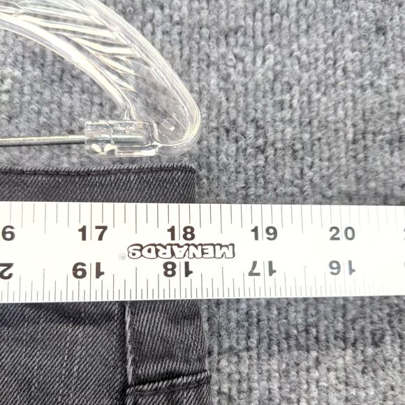 Lauren Jeans Co. Womens Classic Straight Jeans Blac Plus Size 14 Denim 5-Pocket - Picture 10 of 11